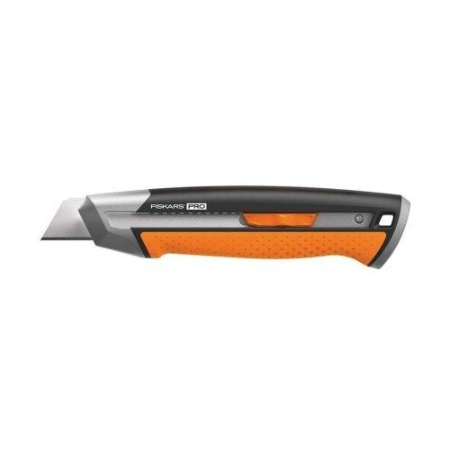 фото Нож fiskars канцелярский 25 мм carbonmax fhn