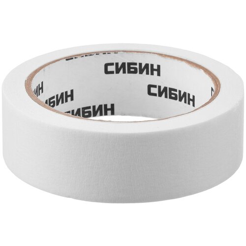 Малярный скотч, креповый, 30мм х 25м, cибин