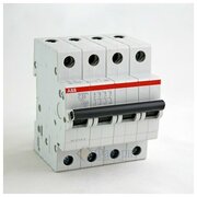 SH204 C16 Автоматический выключатель 4-полюсный, 16А, 6kA (хар-ка C) ABB, 2CDS214001R0164