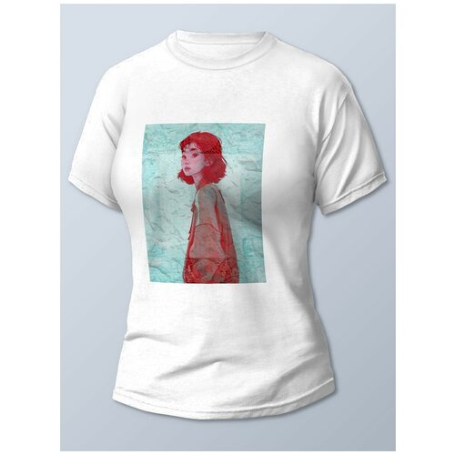 фото Футболка женская белая сериалы игра в кальмара (игра в кальмара, squid game) - 21758 brut-shop