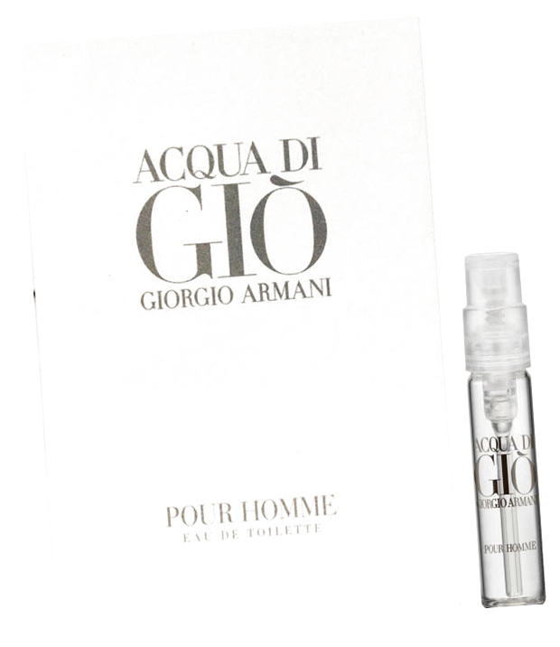 Парфюм Acqua Di Gio Pour Homme Giorgio Armani мужской миниатюра 1.2 мл - Аква Ди Джио Армани