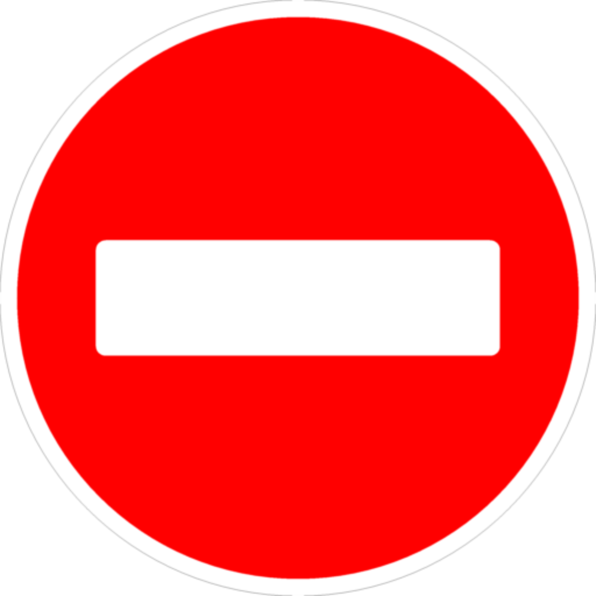 Дорожный знак 3.1 "Въезд запрещен"  типоразмер 3 (D700) световозвращающая пленка класс Ia (круг)