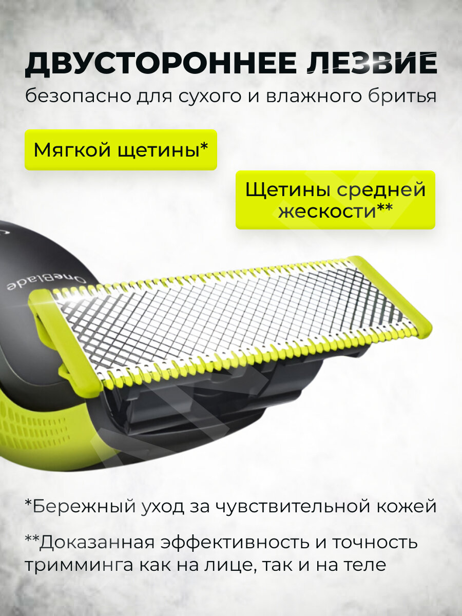 Сменное лезвие для триммера Philips Oneblade и one blade pro - фотография № 2