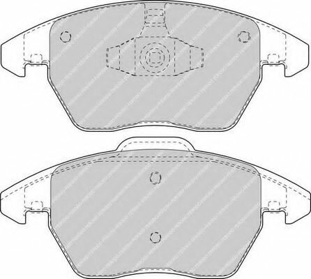 Колодки тормозные дисковые перед Ferodo FDB1728