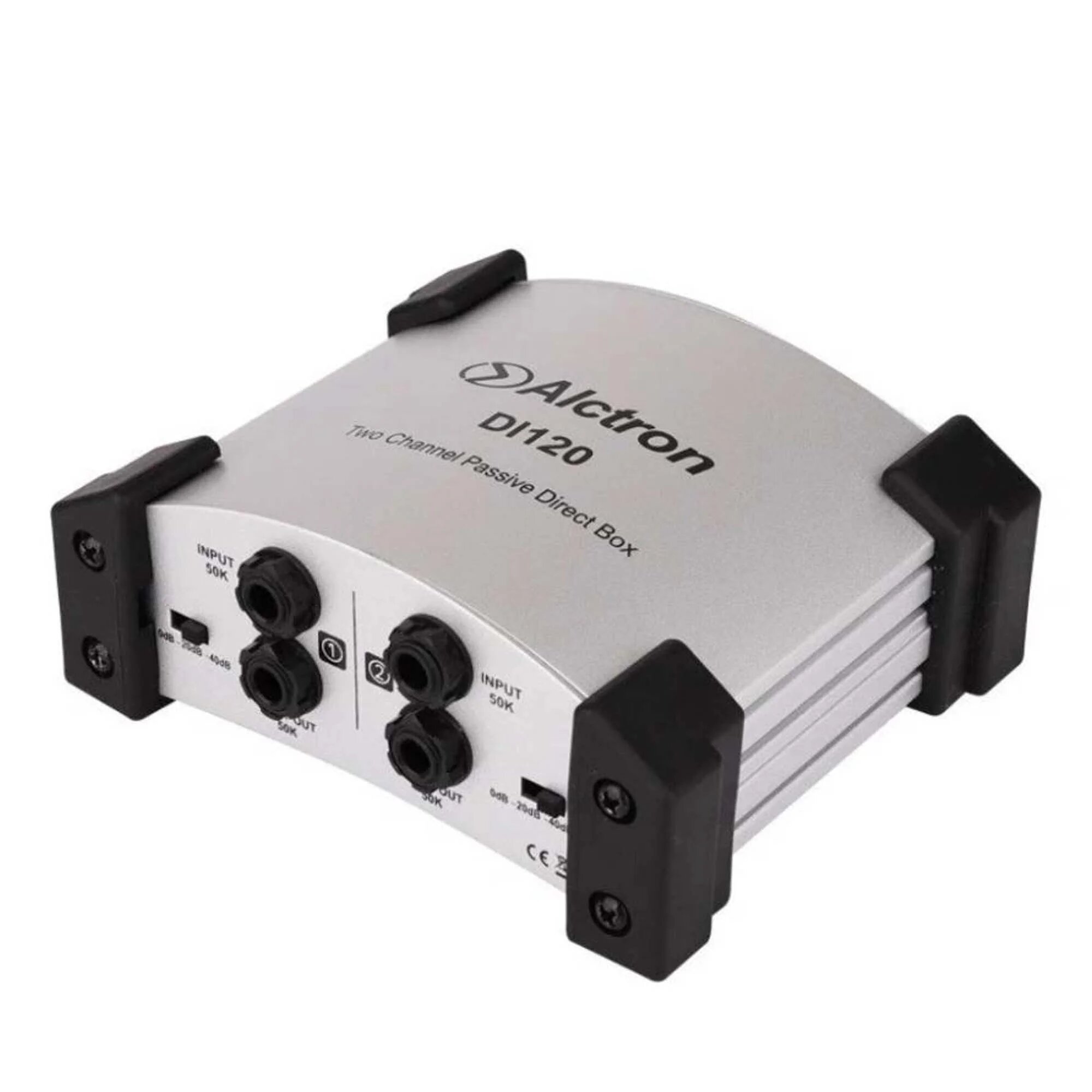 Alctron DI120S D.I. Box преобразователь акустического сигнала, пассивный (серебристый)