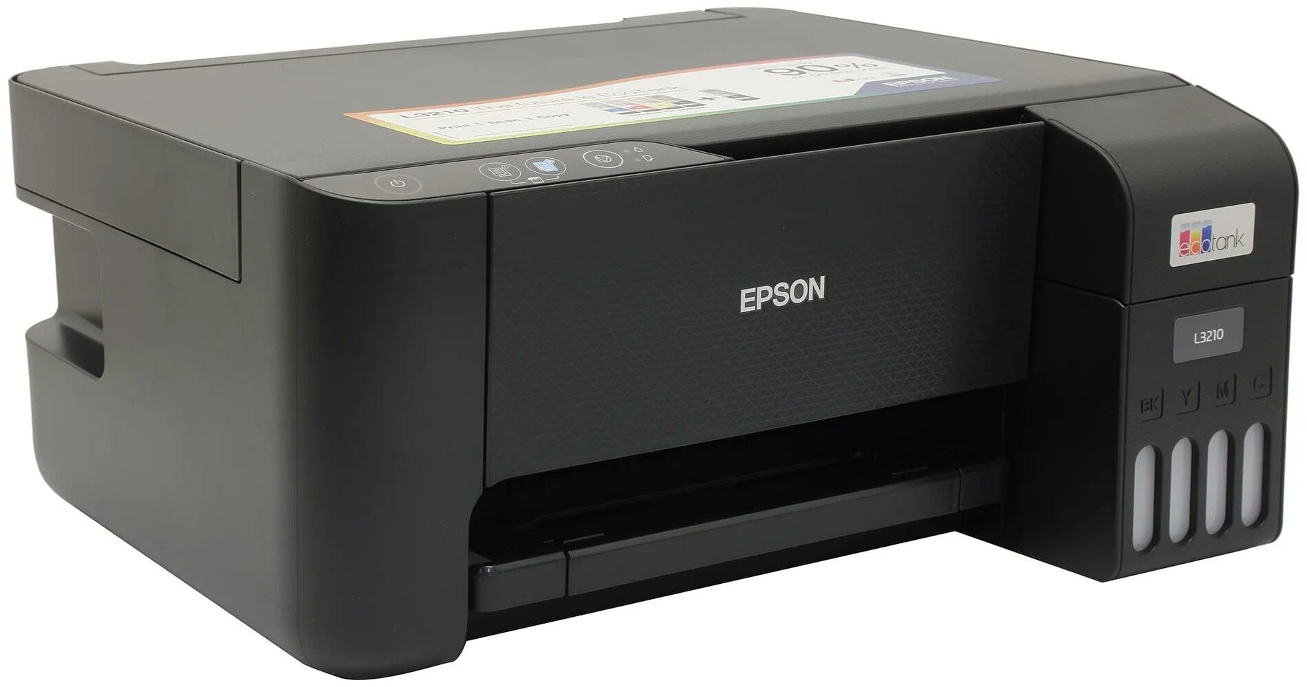 МФУ струйное Epson EcoTank L3210, цветн, A4, черный