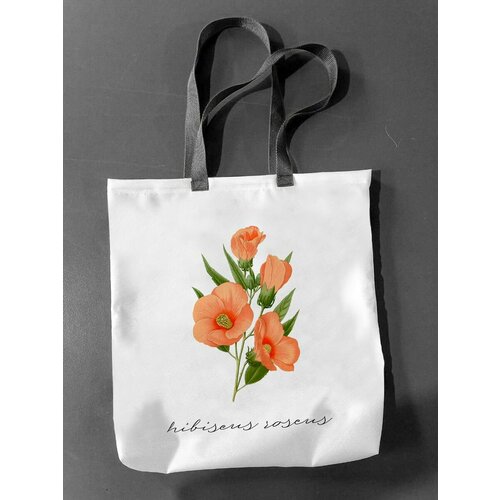 фото Сумка шоппер фулпринт, белый