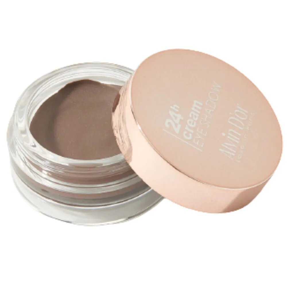 Alvin D'or Тени для век 24h Cream EyeShadow Горький шоколад тон 10 3г