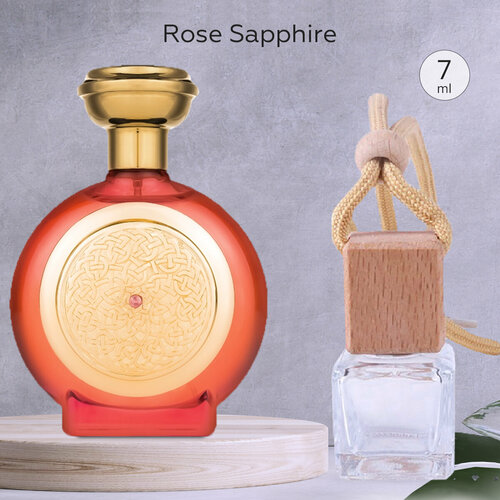 Gratus Parfum Rose Sapphire Автопарфюм 7 мл / Ароматизатор для автомобиля и дома