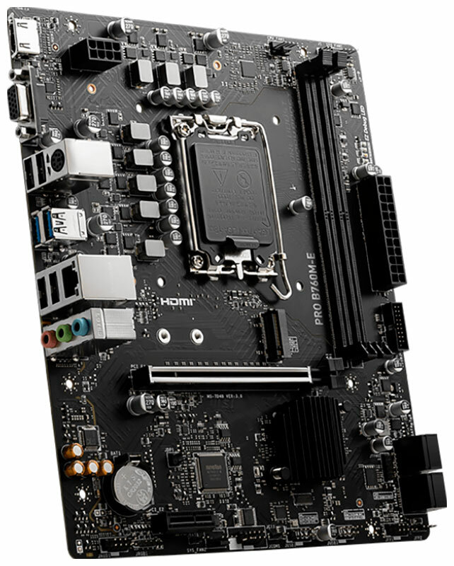 Материнская плата MSI PRO B760M-E (LGA1700, mATX) — фото 1