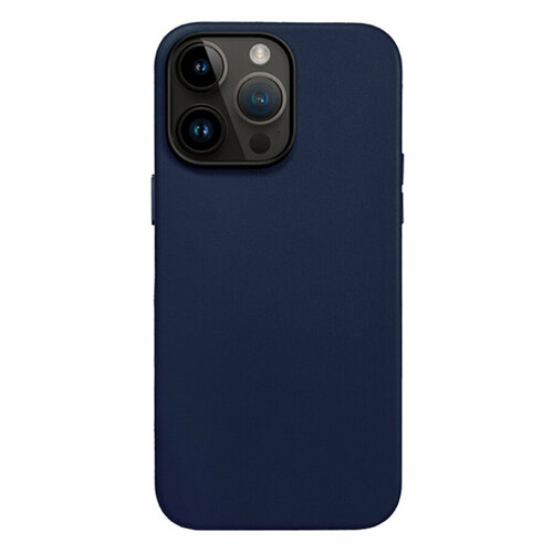 Чехол Leather Case KZDOO Noble Collection для iPhone 14 Pro 6.1, темно-синий (11)