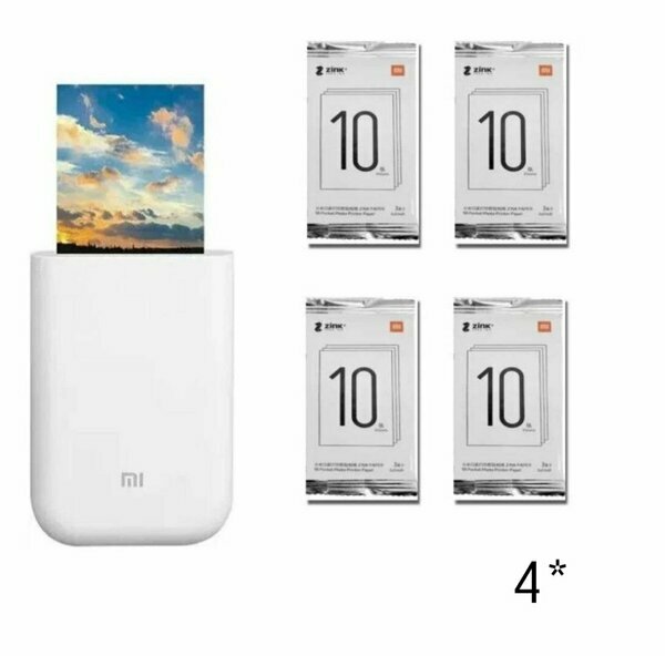 Портативный фотопринтер Xiaomi Mi Portable Photo Printer Комбинация 4