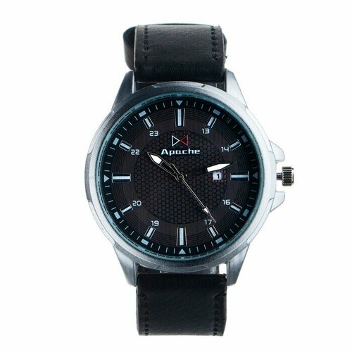 Наручные часы, черный наручные часы часы наручные мужские аранс с датой d 4 5 см чёрный ремешок черный
