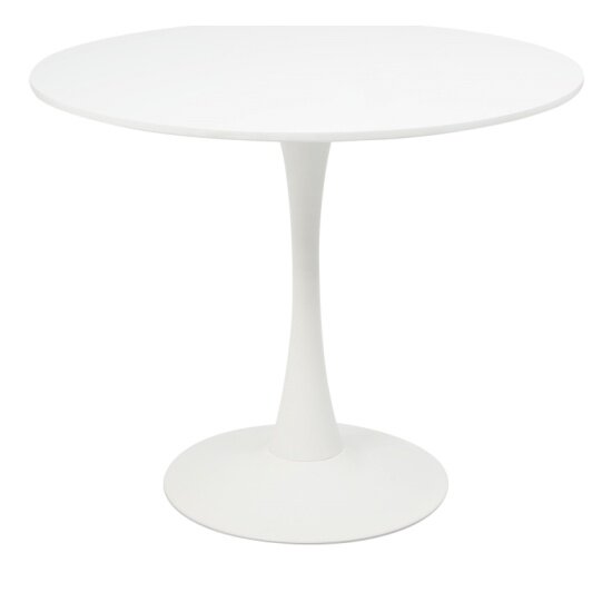 фото Стол TETCHAIR TULIP (mod. 011), металл, мдф, 90х74, белый