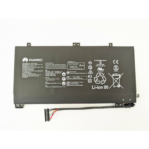 аккумулятор для huawei matebook13 2020 11 4v 3660mah org p n hb4593j6ecw Аккумулятор HB4593J6ECW для Huawei MateBook 13 WRT-W29 (3660mAh)