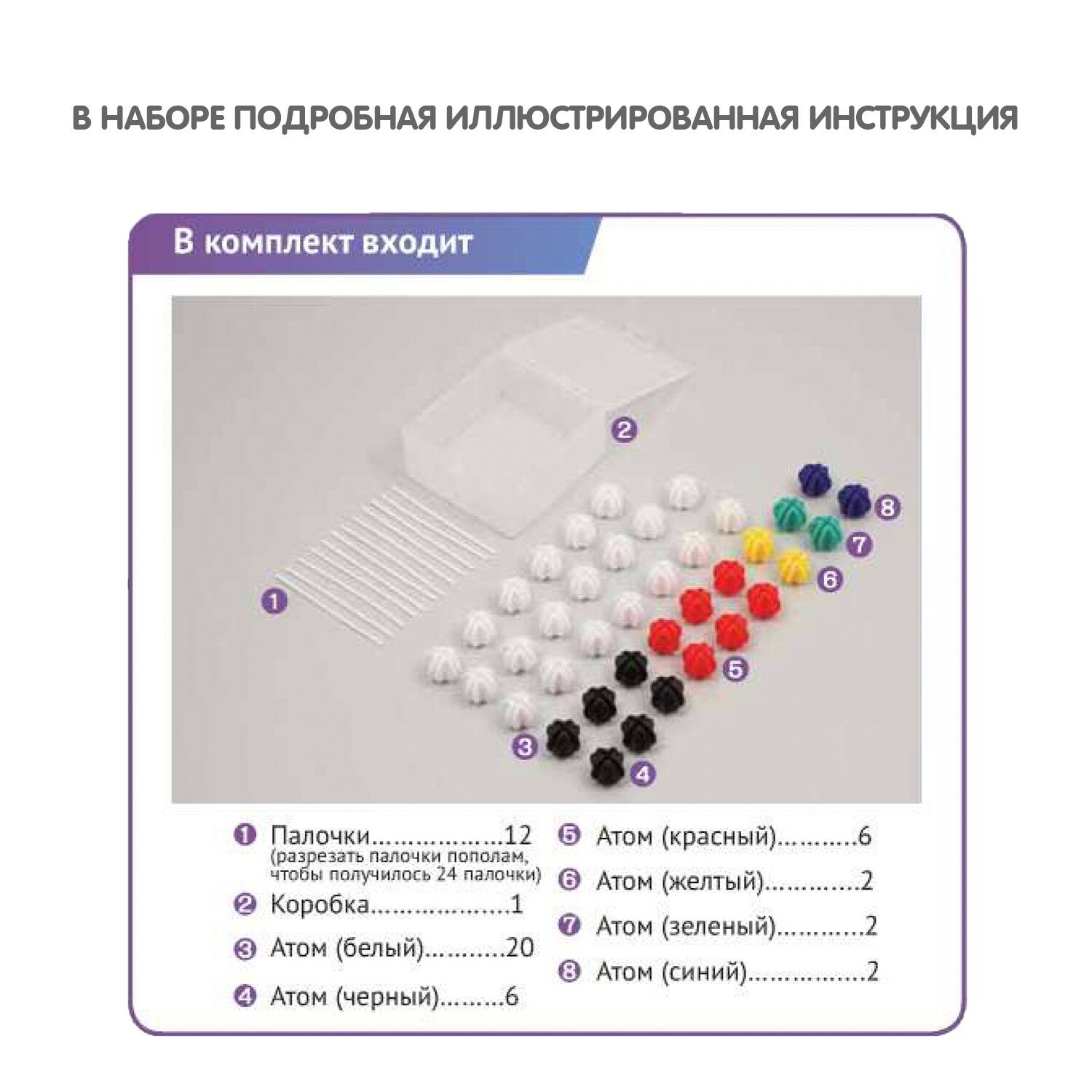 Набор Японские опыты. Атомы и молекулы