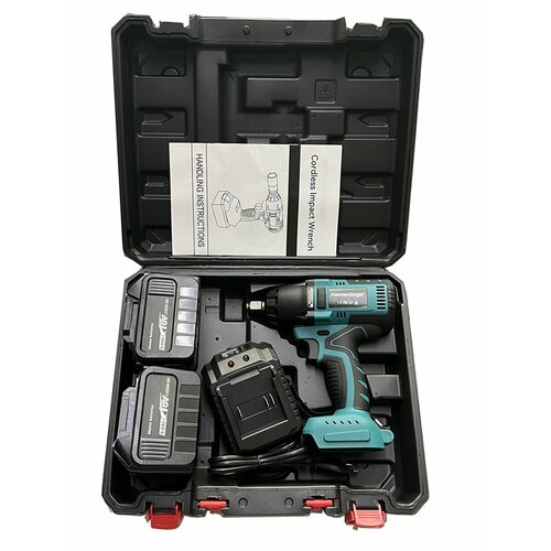 Ударный гайковерт Heimerdinger LB165 с 2-мя батареями на 6Ач и кейсом 14213₽