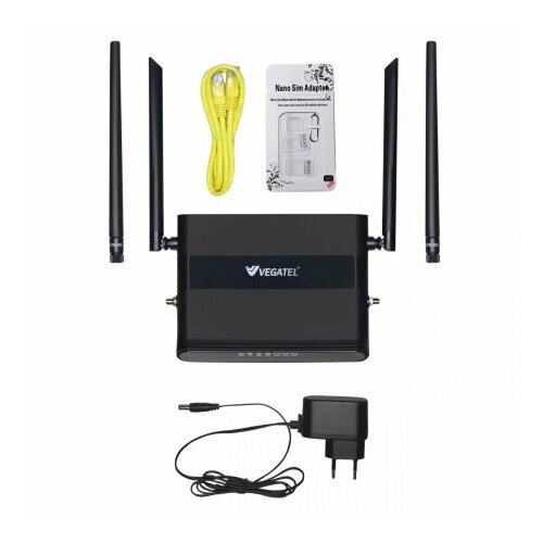 Роутер 4G VEGATEL VR4 Wi-Fi-2.4 Ггц
