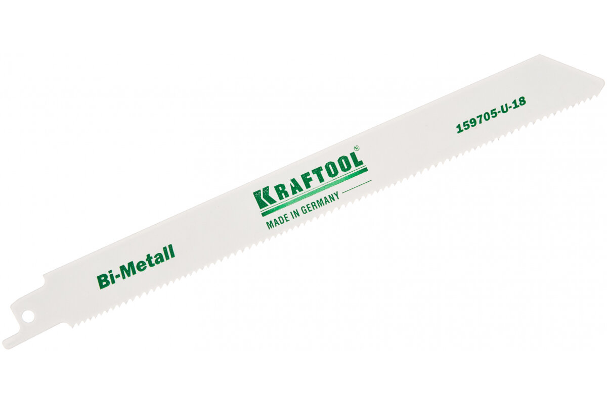 KRAFTOOL S1122VF, по дереву иметаллу, Bi-Met, шаг 1.8-2.5мм, 180мм, Полотно для сабельной пилы (159705-U-18)