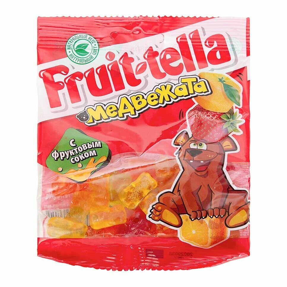 Мармелад Fruittella Медвежата жевательный 70 г