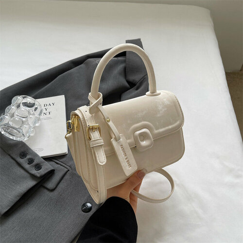 Сумка мессенджер , бежевый