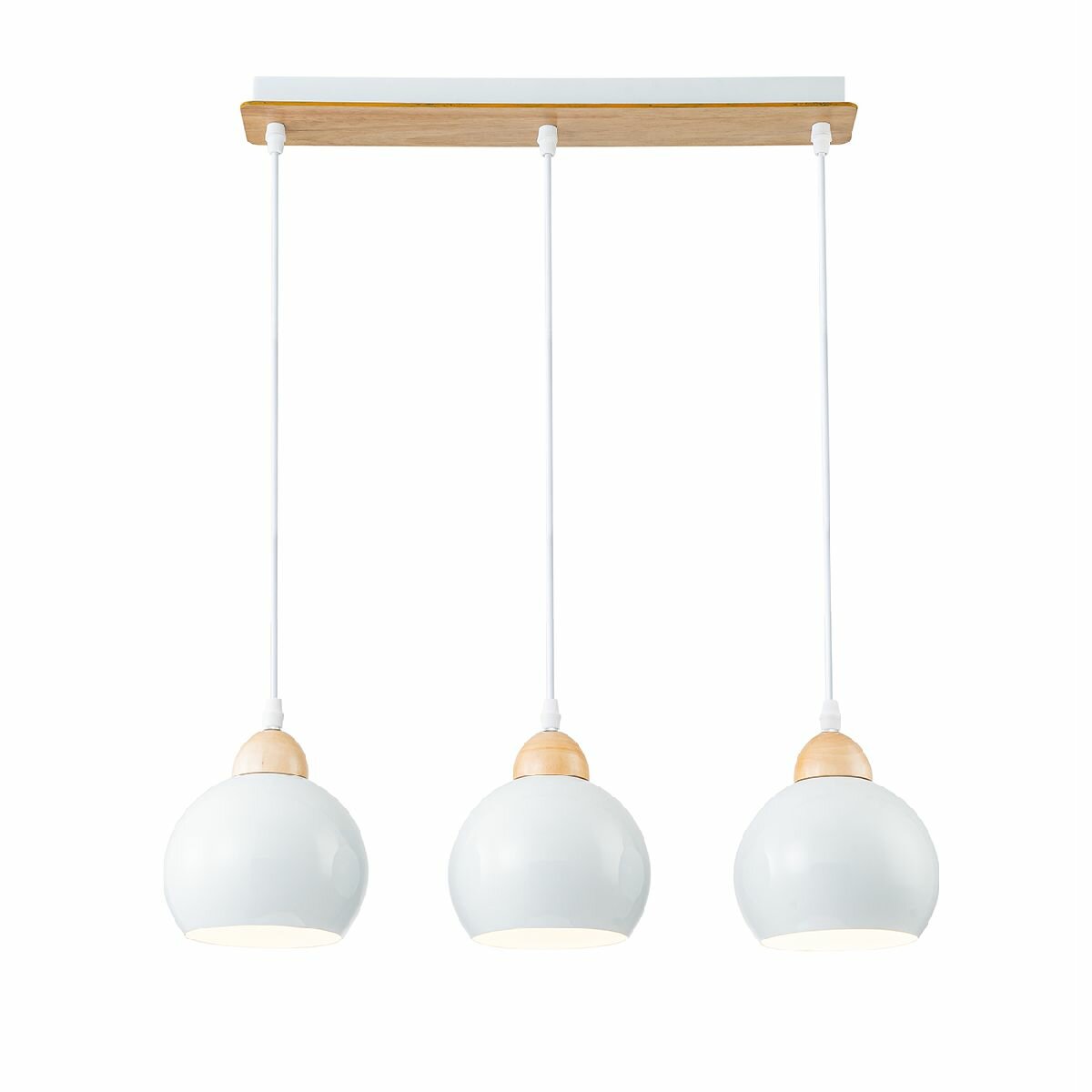 Подвесной светильник "Escada Solo" 10178/3S, белый, 3 лампы, E27