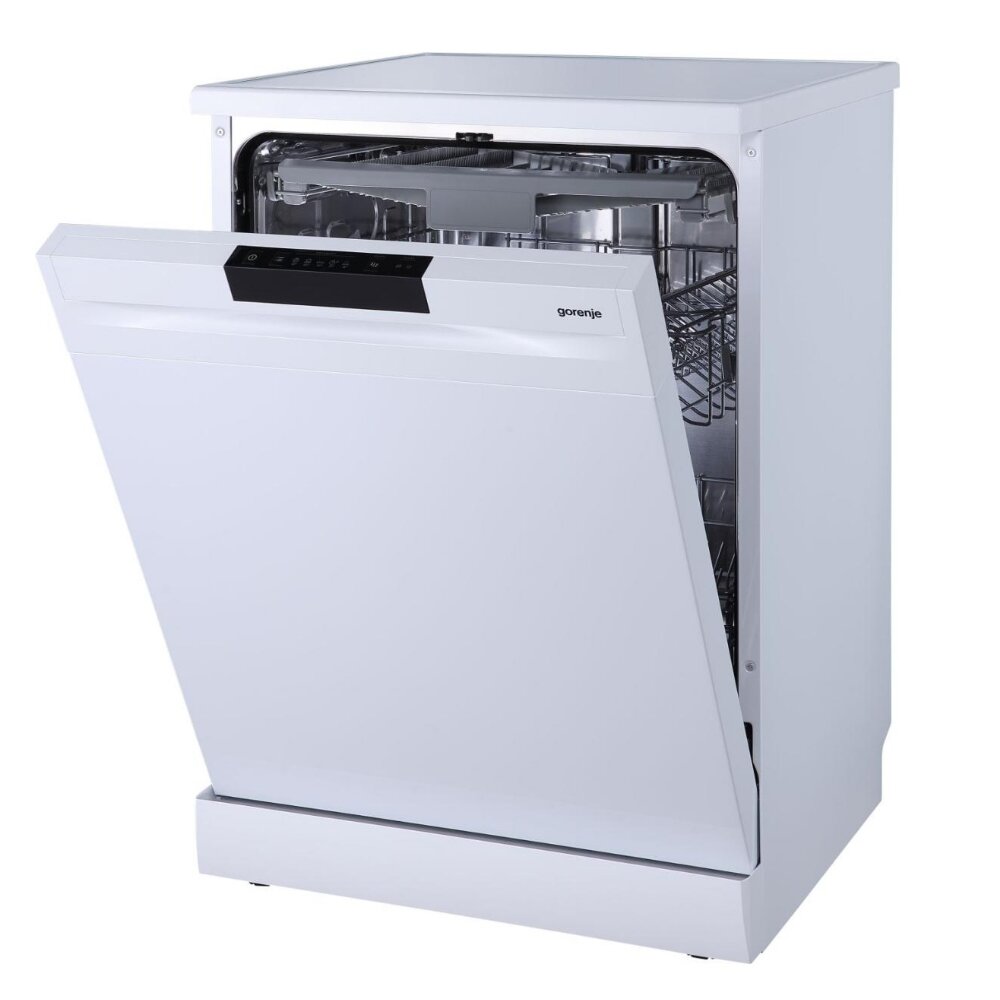 Посудомоечная машина Gorenje GS620C10W, класс энергопотребления А+++, 14 комплектов, электронное управление, 5 режимов, половинная загрузка, 3 корзины, белая