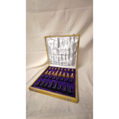 Шахматы подарочные, ручной работы, каменные