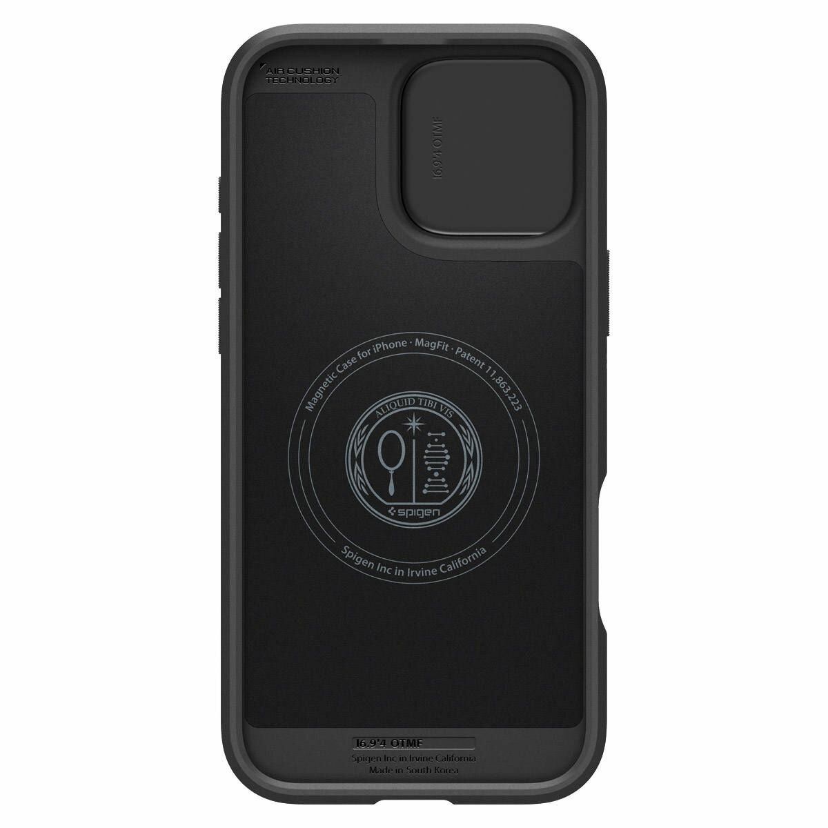 Чехол SPIGEN для iPhone 16 Pro Max - Optik Armor MagSafe - Черный - ACS08015 — фото 1