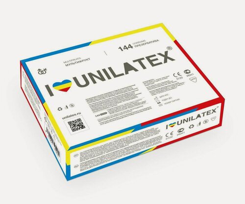 Изображение товара Презервативы фруктовые Unilatex Multifruits 144 шт