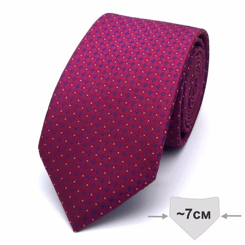 Галстук New Collection, малиновый