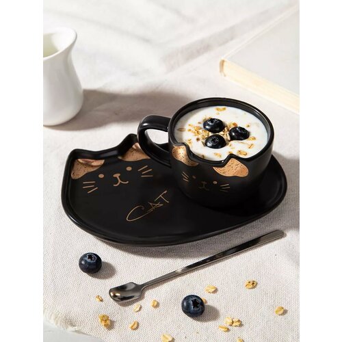 Чайная пара кружка с блюдцем панда