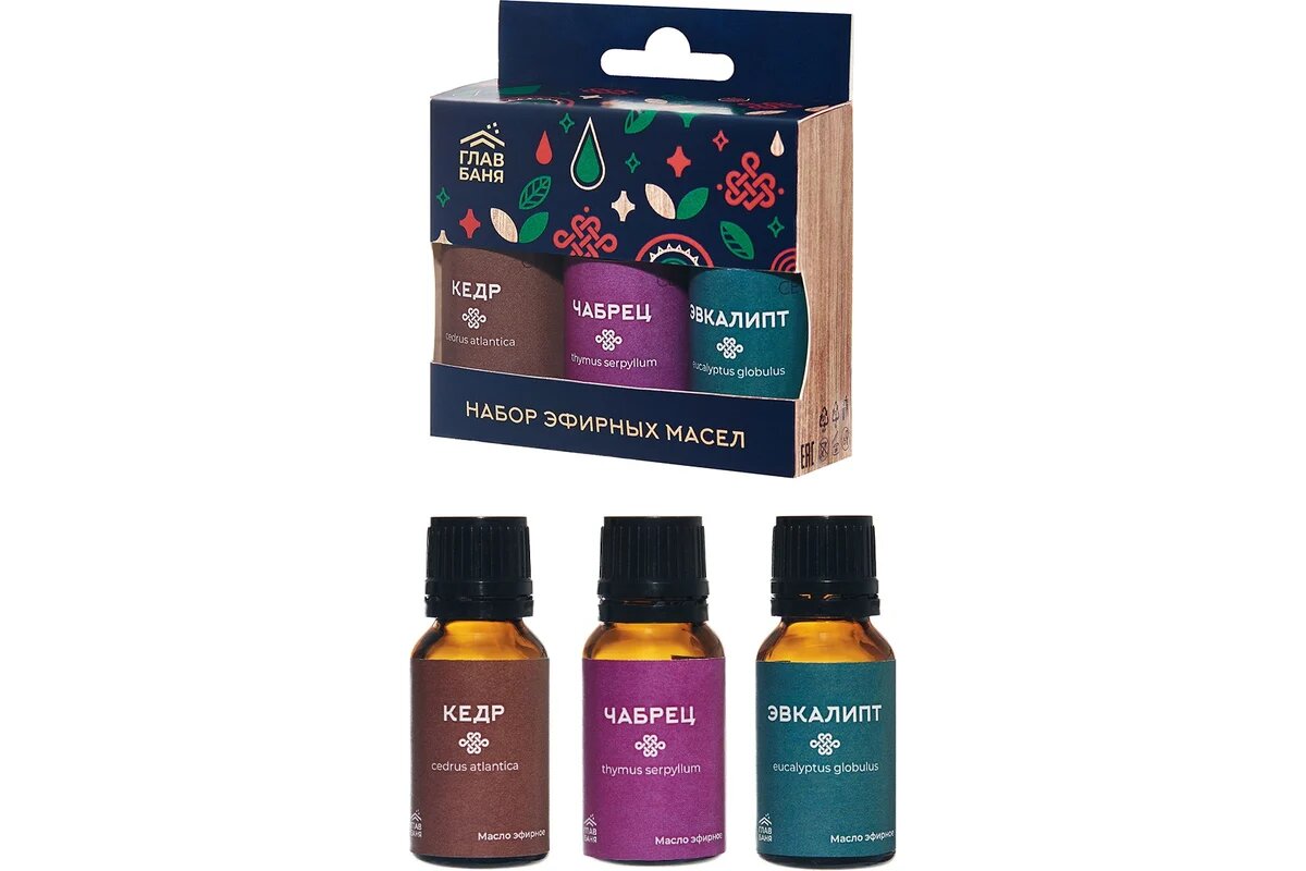 ГлавБаня Набор масел эфирных 