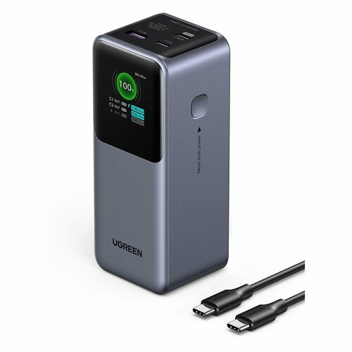 Внешний аккумулятор uGreen PB721 20000mAh серый 7490₽