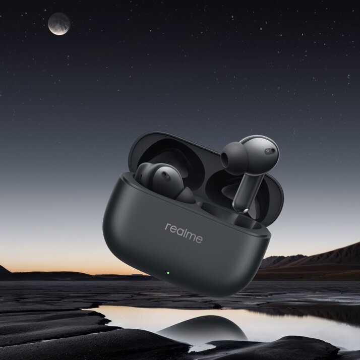 Беспроводные наушники Realme Buds T310, Глобальная версия, Чёрные