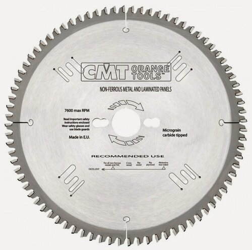 Изображение товара Диск пильный по металлу и ламинированным панелям (305х30х3.2/2.5 мм; Z=96) CMT 297.096.13M
