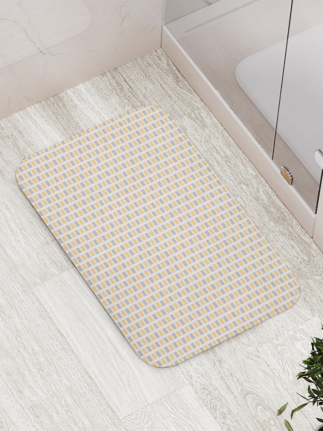 Коврик для ванной комнаты и туалета противоскользящий 
