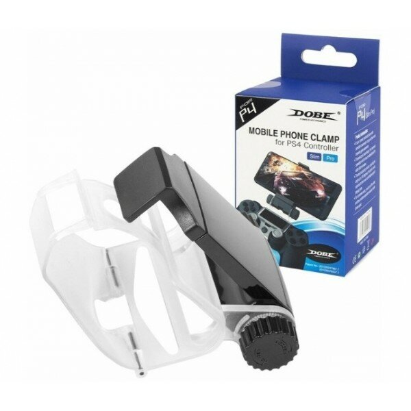 Крепление Mobile Phone Clamp для геймпадов Playstation 4 (Dobe TP4-016B) — фото 1