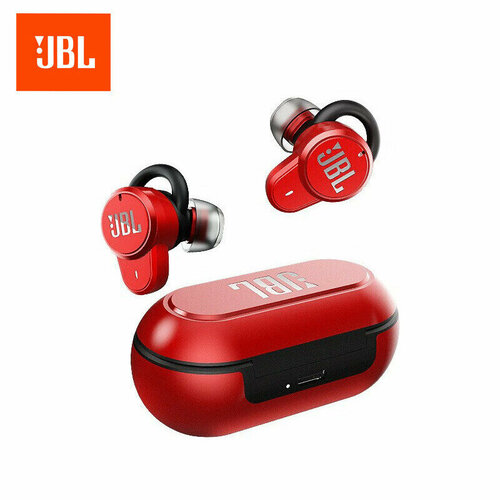 Беспроводные наушники JBL T280TWS PRO True Wireless Active Noise Cancelling Bluetooth Earphones цвет Red 6126₽
