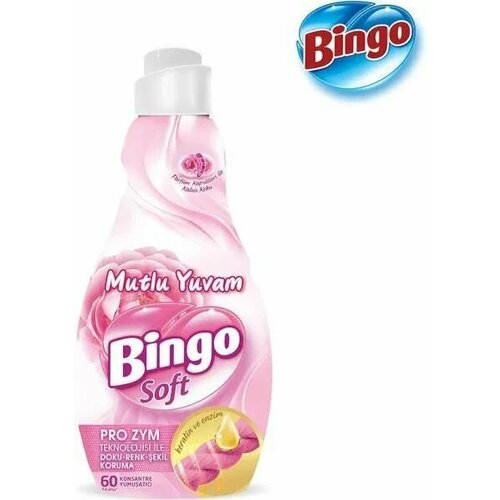 Концентрированный кондиционер для белья Bingo Soft Домашний уют,1440 мл