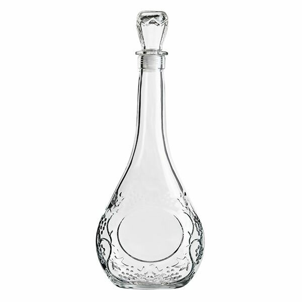 Штоф -графин "Лоза", стек. с пробкой 500 мл.