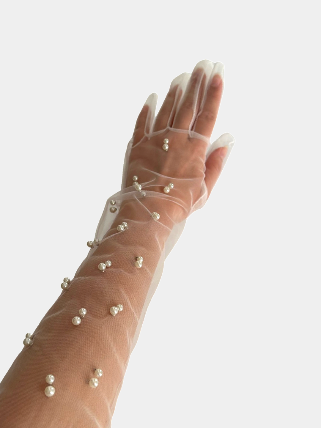 Перчатки  Aurora Touch, размер one size, белый — фото 1