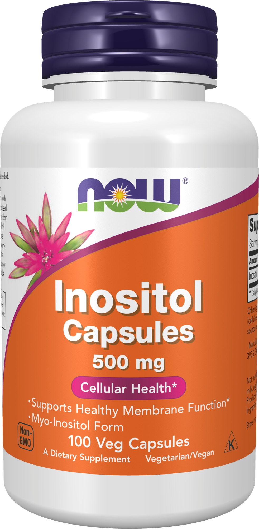 NOW Инозитол 500 мг Капсулы №100 – поддержка здоровья и энергии