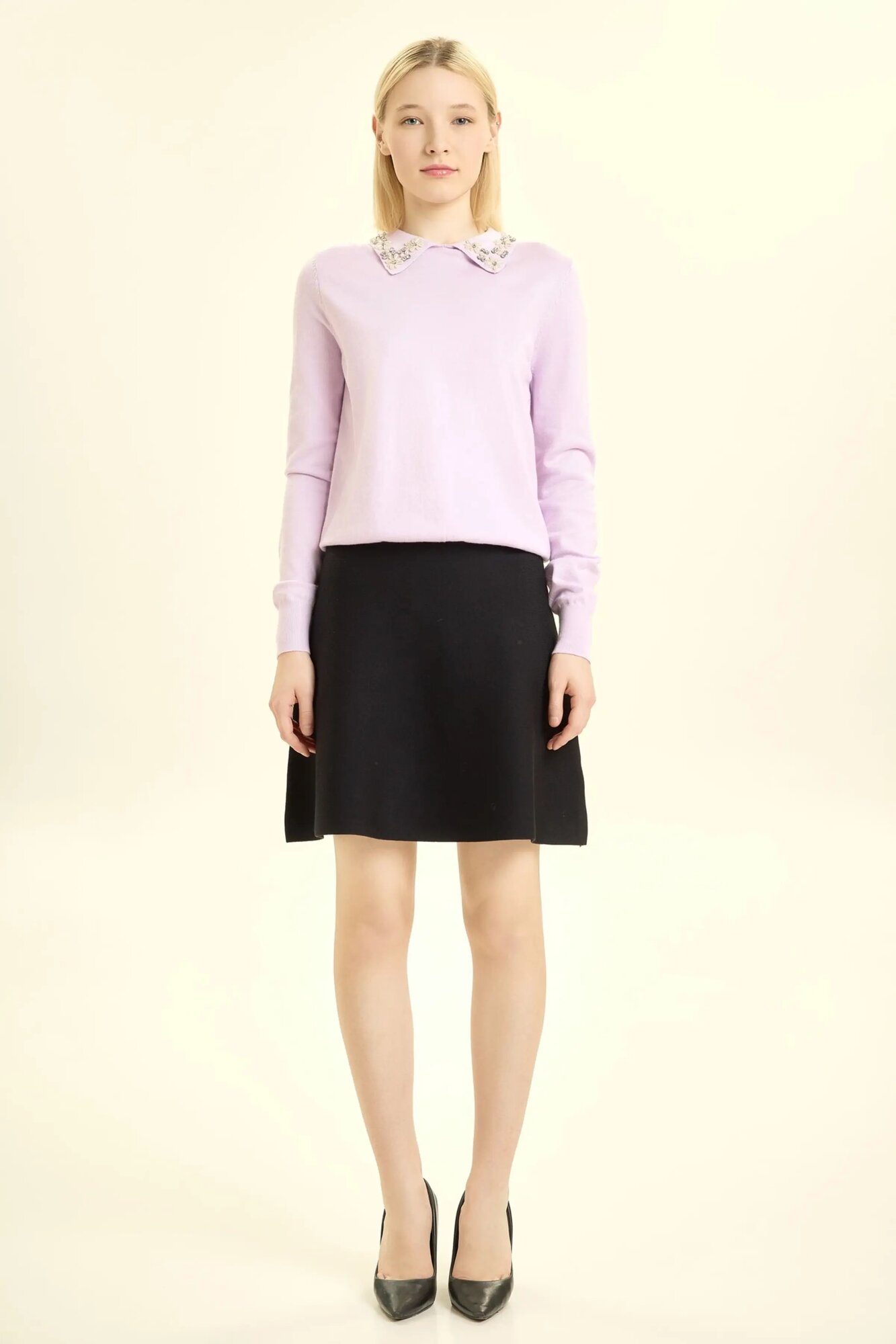 Джемпер Selfie, размер XS, лавандовый — фото 1