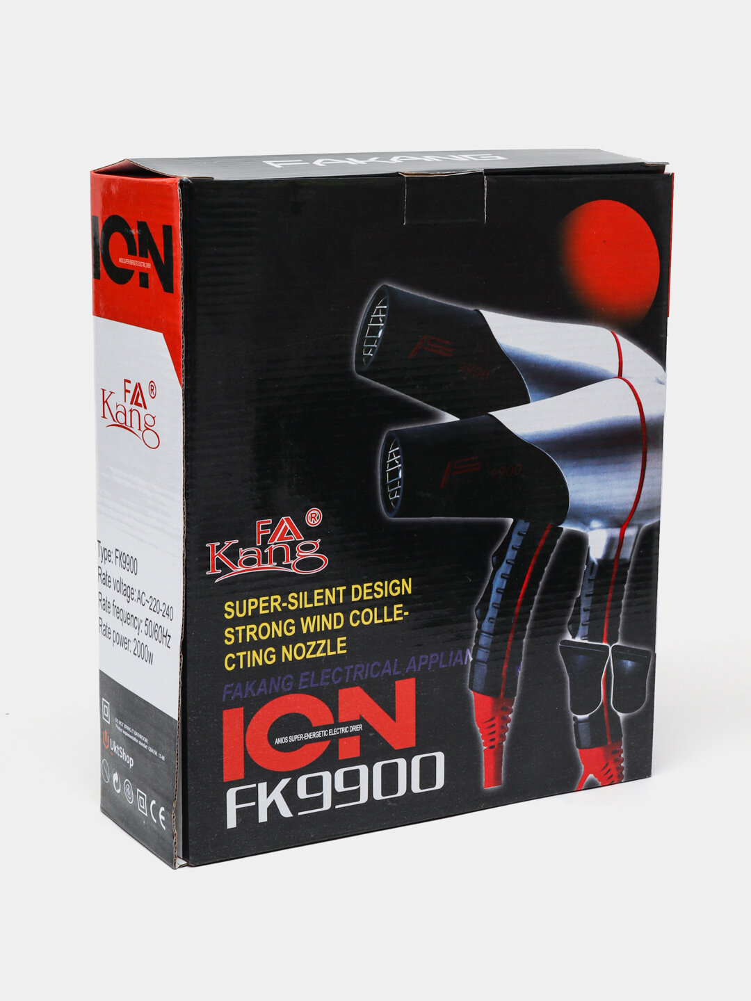 Фен FaKang FK9900, для домашнего и профессионального использования