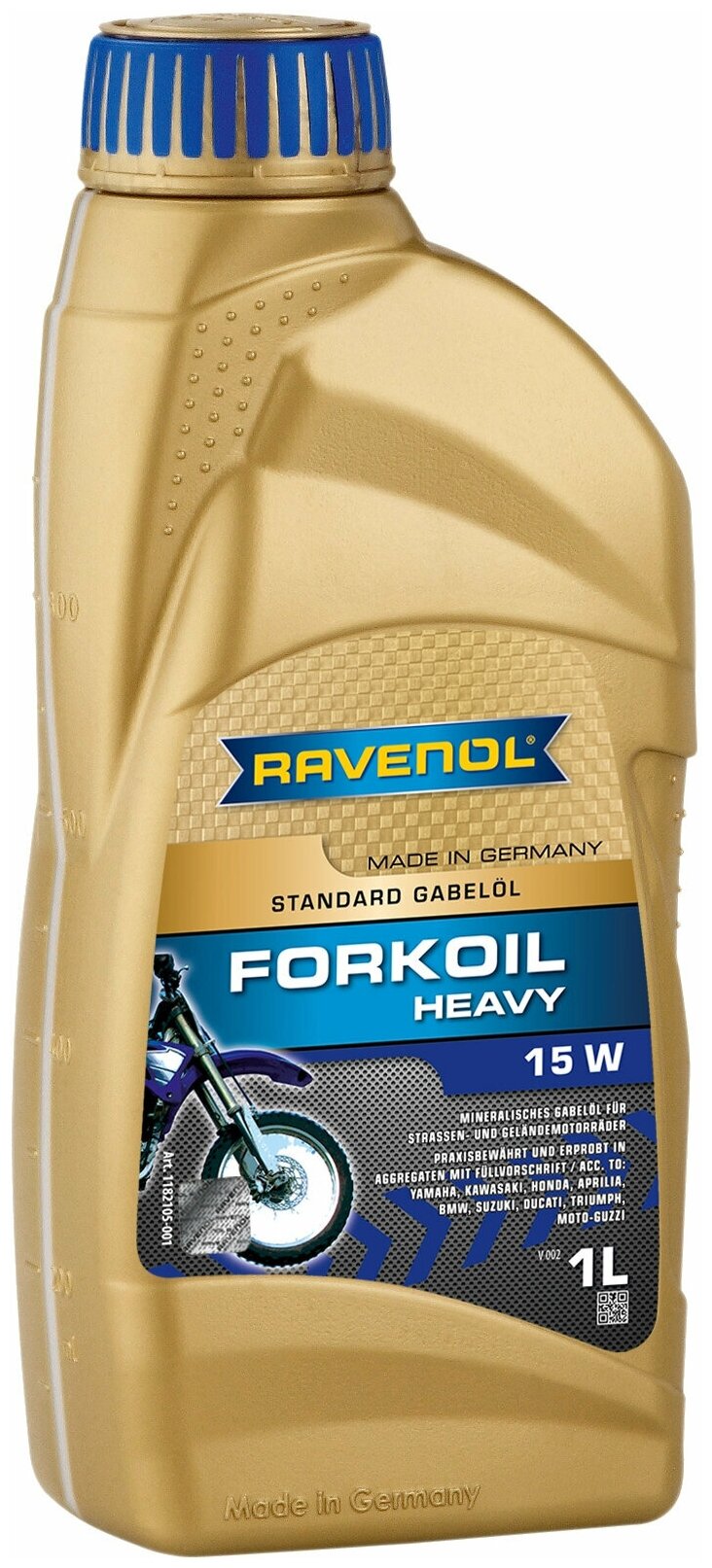 Масло Ravenol Fork Oil Heavy 15w Вилочное Гидровлическое 1 Л Ravenol арт. 118210500101999