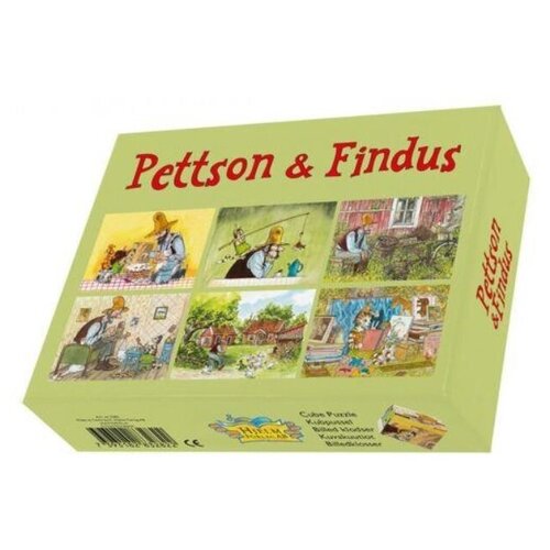 фото Кубики "pettson and findus" (красный набор) белая ворона