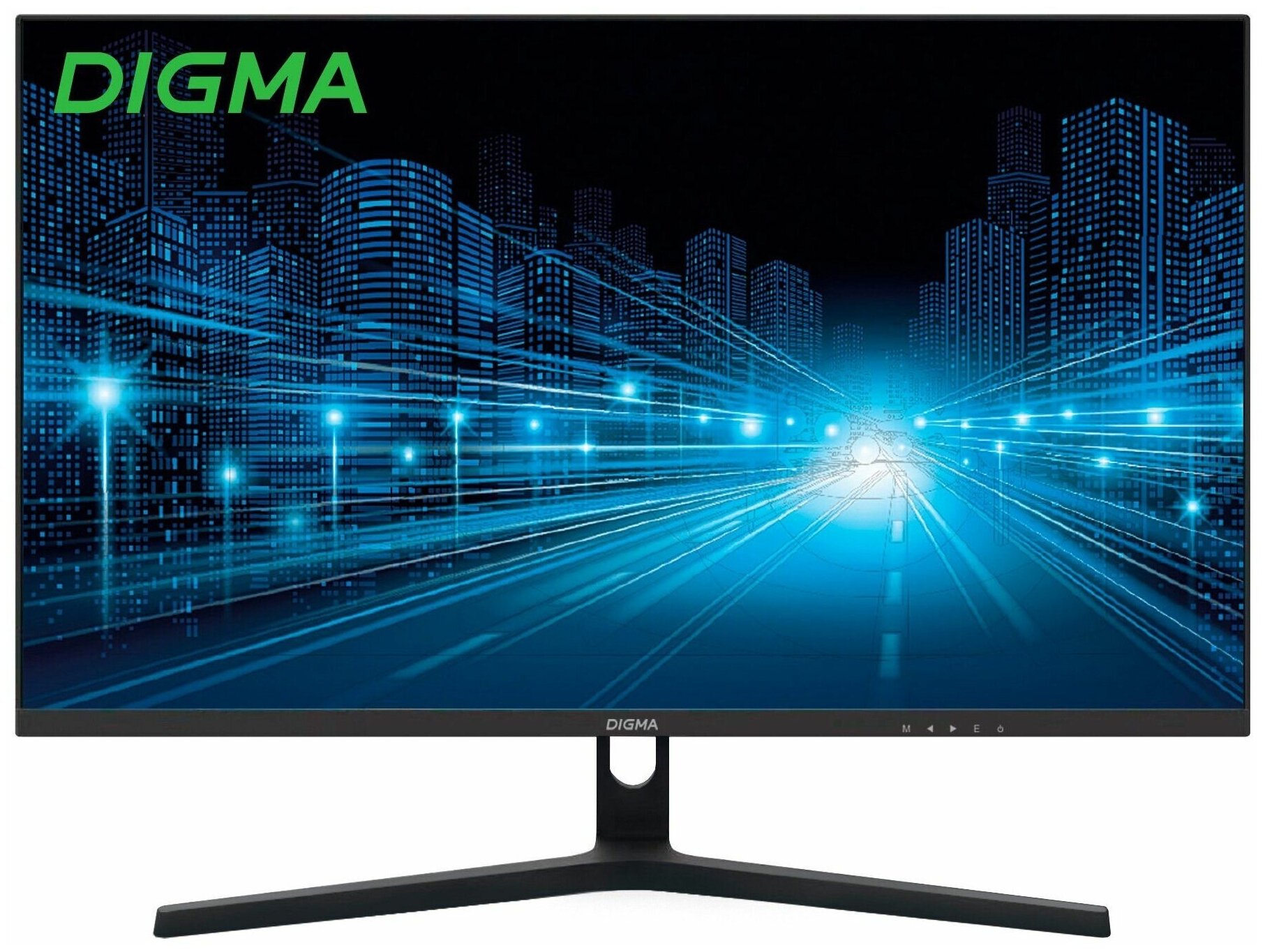 Монитор Digma 27" DM-MONB2702 черный IPS LED 5ms 16:9 HDMI матовая 250cd 178гр/178гр 2560x1440 75Hz DP 2K 5.3кг