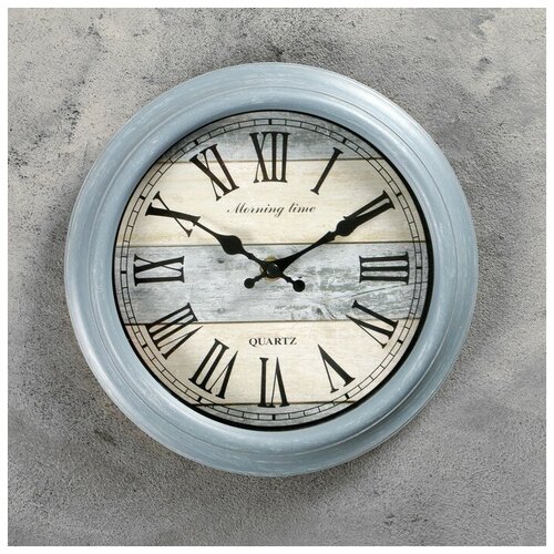 фото Часы настенные, серия: интерьер, "реска", круглые, римские цифры, d=24 см mikimarket