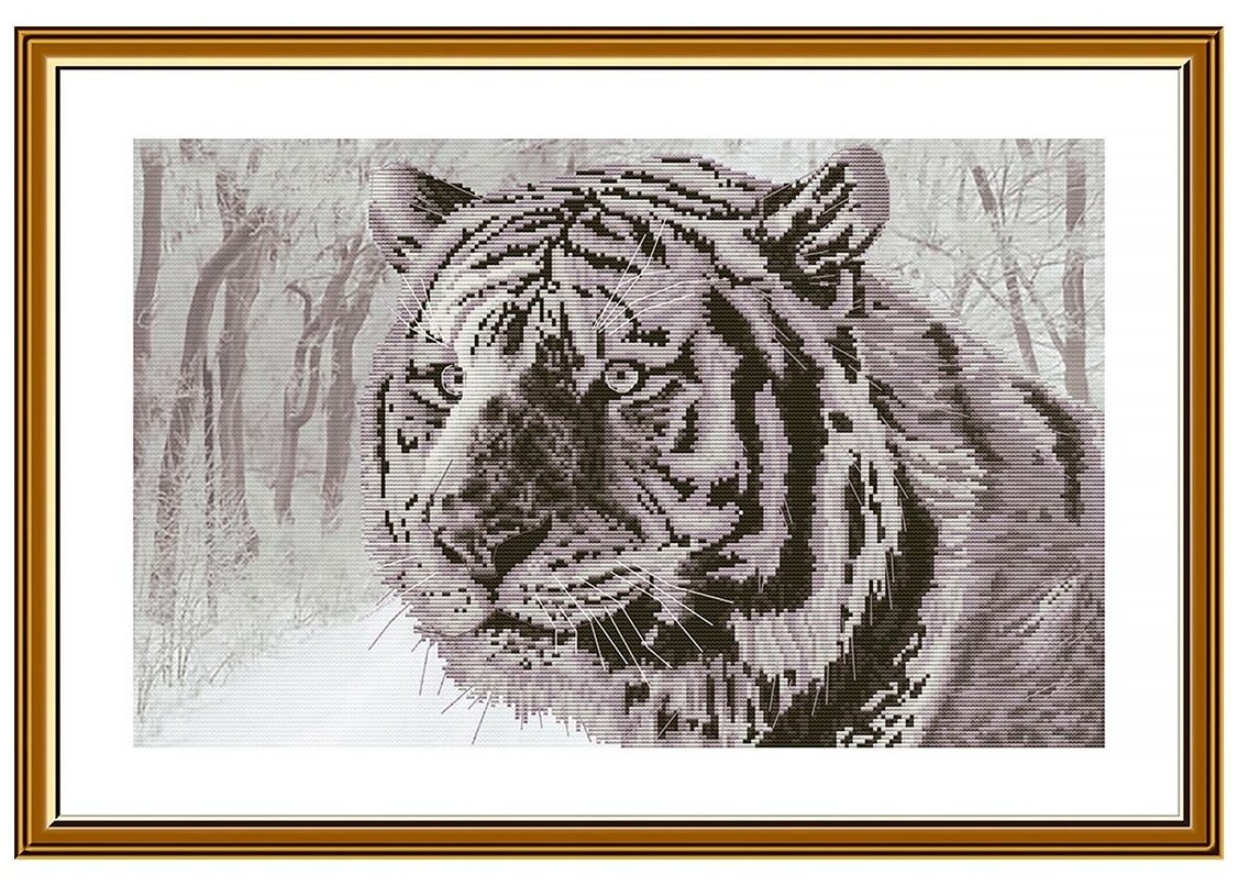 Набор для вышивания "Бенгальский тигр" 44*27 см